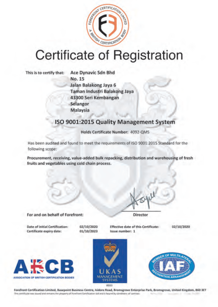 iso cert